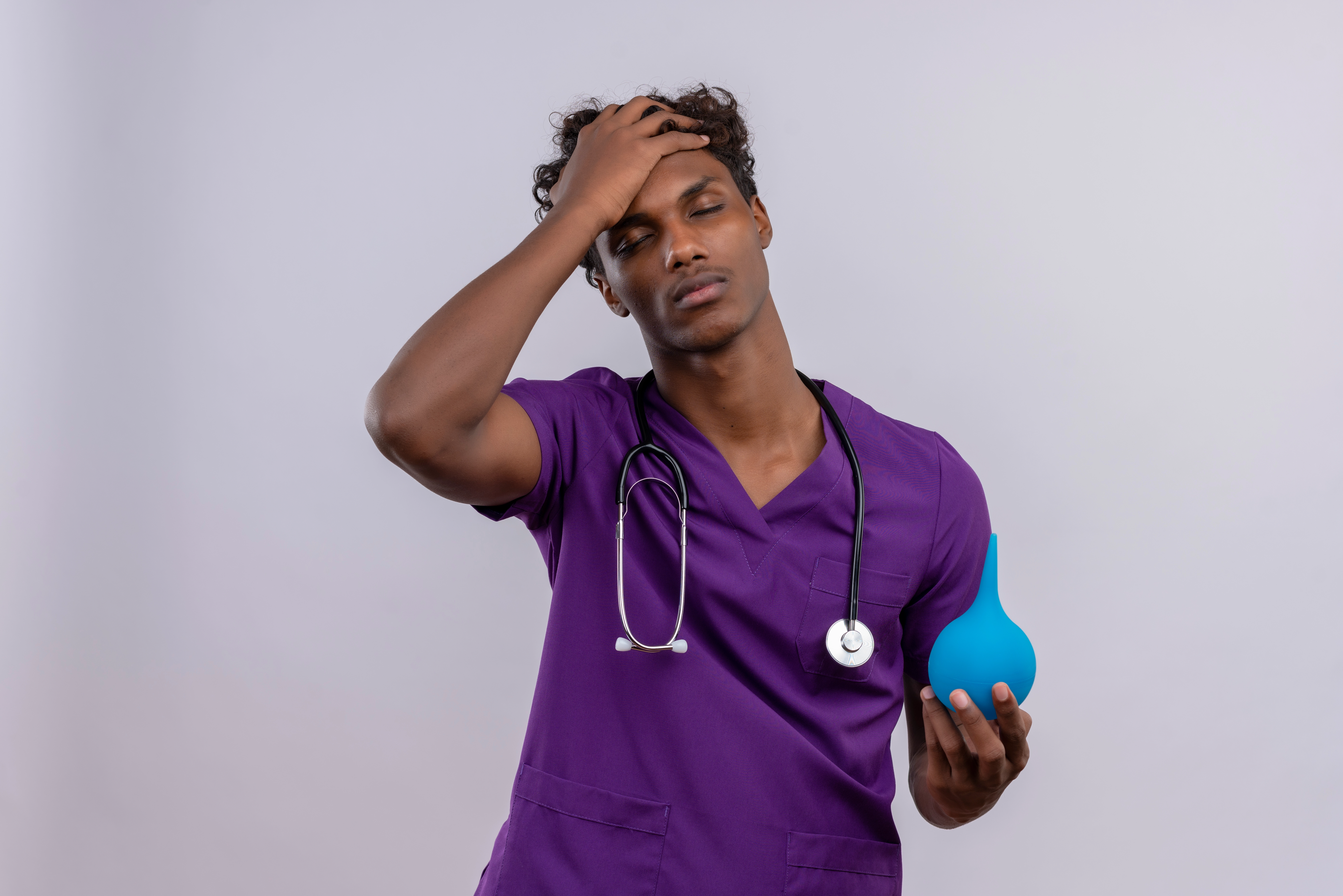 Nursing student struggling with assignments