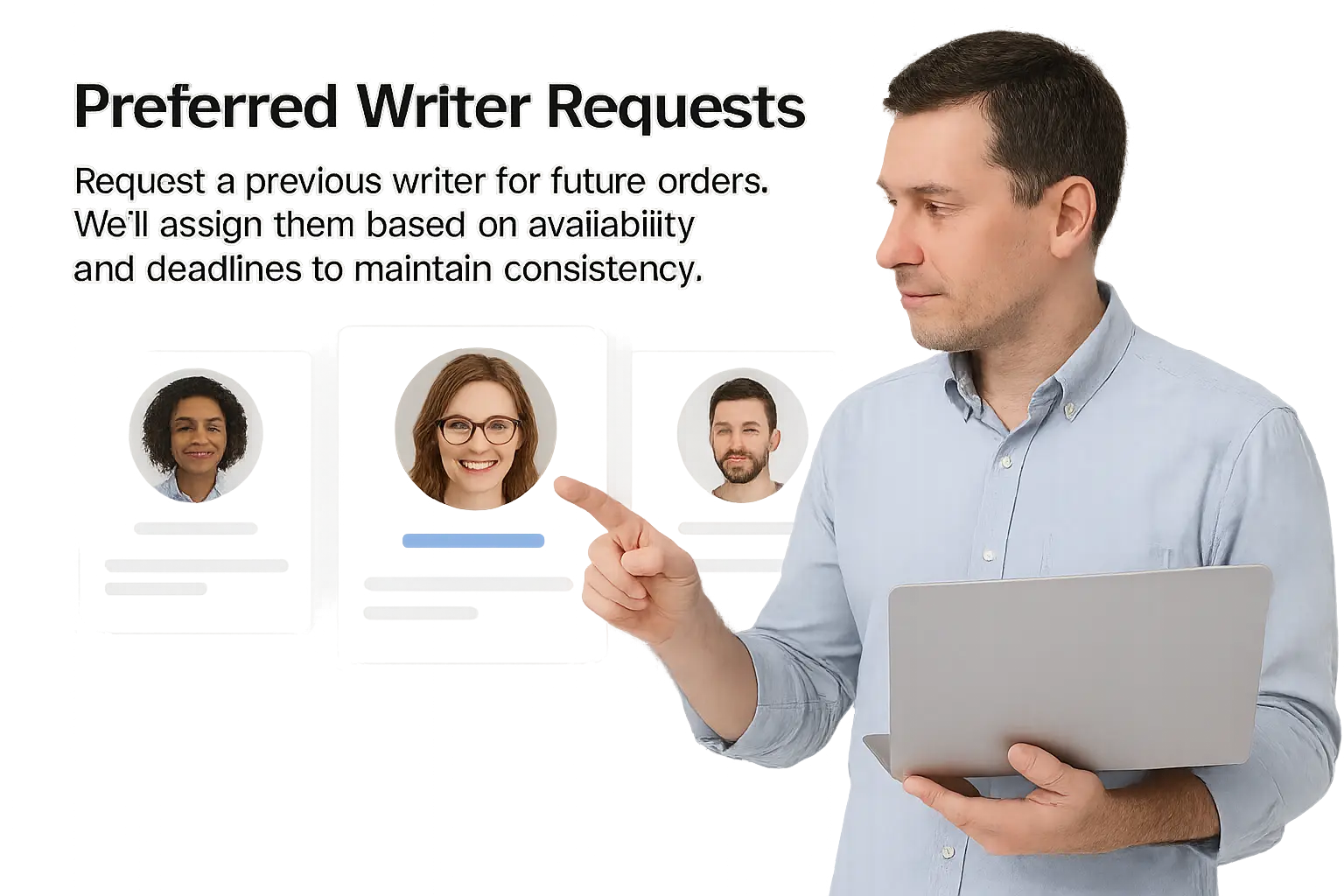 Preferred writer selection